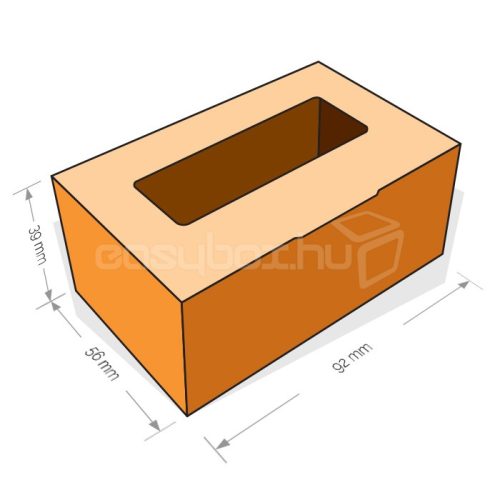 Egyrészes névjegykártya doboz - FEFCO215 - easybox.hu