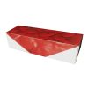 Makaron doboz borítás Piros szívek - easybox.hu