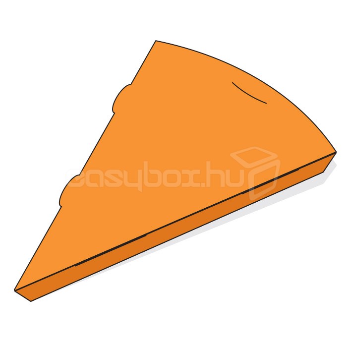 Pizzaszelet doboz 45/32 cm szelethez - easybox.hu