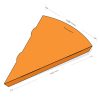Pizzaszelet doboz 45/32 cm szelethez - easybox.hu