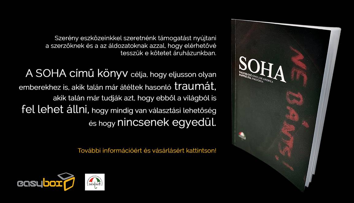 Valuskáné Omiliák Andrea, Pappné Pál Viktória: SOHA - könyv a gyermekbántalmazásról